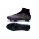 2015 Chaussures Nike Mercurial Superfly FG Violet Volt Bleu Vert Noir