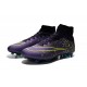 2015 Chaussures Nike Mercurial Superfly FG Violet Volt Bleu Vert Noir