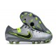 Nike Tiempo Legend X Elite FG Neuf Gris Noir Vert