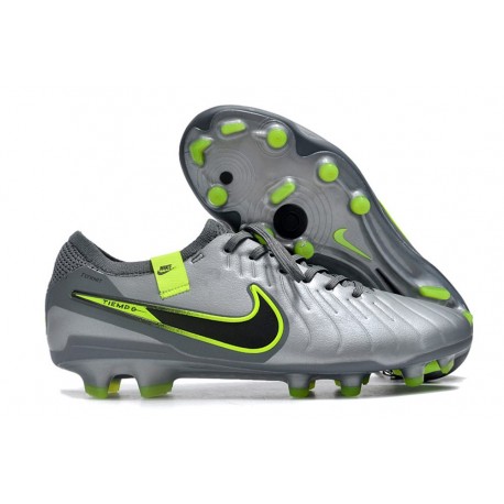 Nike Tiempo Legend X Elite FG Neuf Gris Noir Vert