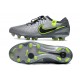 Nike Tiempo Legend X Elite FG Neuf Gris Noir Vert