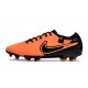 Nike Tiempo Legend X Elite FG Neuf Orange Noir