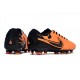 Nike Tiempo Legend X Elite FG Neuf Orange Noir