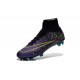 2015 Chaussures Nike Mercurial Superfly FG Violet Volt Bleu Vert Noir