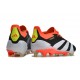 Chaussure adidas Predator Elite FG Noir Banc Rouge Solaire