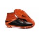 Nike HyperVenom Phantom II FG Football Crampons Cuir FG Noir Orange Total