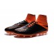 Nike HyperVenom Phantom II FG Football Crampons Cuir FG Noir Orange Total