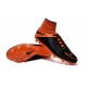 Nike HyperVenom Phantom II FG Football Crampons Cuir FG Noir Orange Total