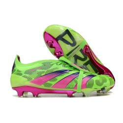 adidas Predator Tongue Elite FG Vert Solaire Equipe Jaune Choc Citron Lucide