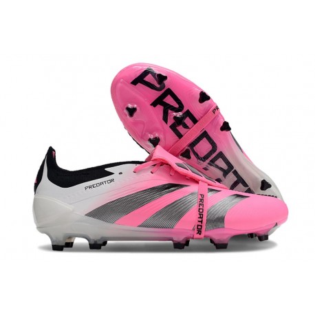 adidas Predator Tongue Elite FG Rose Blanc Noir