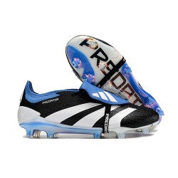 adidas Predator Tongue Elite FG Noir Blanc Bleu