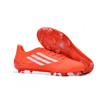 Coupe du monde 2015 Messi Chaussures Adidas Adizero F50 TRX FG Orange Blanc