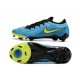 Chaussure Nike Phantom Gx 2 Elite Fg Bleu Jaune
