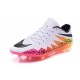 Nouvelle Chaussures de Football Nike Hypervenom Phantom FG Blanc Orange Rose Noir