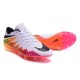 Nouvelle Chaussures de Football Nike Hypervenom Phantom FG Blanc Orange Rose Noir