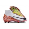 Chaussure Nike Mercurial Superfly 10 Elite FG Blanc Noir Orange
