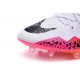 Nouvelle Chaussures de Football Nike Hypervenom Phantom FG Blanc Orange Rose Noir