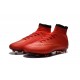 Nouveau Chaussures de Football Nike Mercurial Superfly 4 FG Rouge Noir Or