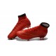 Nouveau Chaussures de Football Nike Mercurial Superfly 4 FG Rouge Noir Or