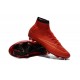 Nouveau Chaussures de Football Nike Mercurial Superfly 4 FG Rouge Noir Or