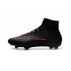 2015 Chaussures Nike Mercurial Superfly FG Rouge Noir