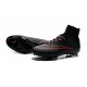 2015 Chaussures Nike Mercurial Superfly FG Rouge Noir