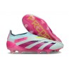 adidas Predator Elite Laceless FG Bleu Très Pâle Rose Lucide Jaune Semi Solaire adidas Predator Elite Laceless FG Bleu Très Pâle Rose Lucide Jaune Semi Solaire