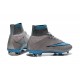 2015 Chaussures Nike Mercurial Superfly FG Bleu Gris Noir