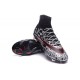 Nouveau Chaussures de Football Nike Mercurial Superfly 4 FG Léopard Blanc Rouge Noir