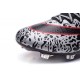 Nouveau Chaussures de Football Nike Mercurial Superfly 4 FG Léopard Blanc Rouge Noir