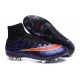 2015 Chaussures Nike Mercurial Superfly FG Léopard Violet Noir Rouge