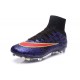 2015 Chaussures Nike Mercurial Superfly FG Léopard Violet Noir Rouge