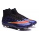 2015 Chaussures Nike Mercurial Superfly FG Léopard Violet Noir Rouge