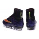 2015 Chaussures Nike Mercurial Superfly FG Léopard Violet Noir Rouge