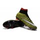 Nouveau Chaussures de Football Nike Mercurial Superfly 4 FG Volt Noir Blanc Multicolore