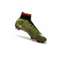 Nouveau Chaussures de Football Nike Mercurial Superfly 4 FG Volt Noir Blanc Multicolore