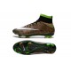 Nouveau Chaussures de Football Nike Mercurial Superfly 4 FG Vert Noir Blanc Multicolore