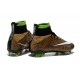 Nouveau Chaussures de Football Nike Mercurial Superfly 4 FG Vert Noir Blanc Multicolore