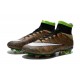 Nouveau Chaussures de Football Nike Mercurial Superfly 4 FG Vert Noir Blanc Multicolore