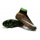 Nouveau Chaussures de Football Nike Mercurial Superfly 4 FG Vert Noir Blanc Multicolore