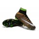 Nouveau Chaussures de Football Nike Mercurial Superfly 4 FG Vert Noir Blanc Multicolore