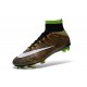 Nouveau Chaussures de Football Nike Mercurial Superfly 4 FG Vert Noir Blanc Multicolore