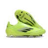 adidas Crampons F50 Elite Sans Lacets FG Volt Noir