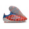 adidas Crampons F50 Elite Sans Lacets FG Rouge Bleu Blanc