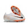 Nike Zoom Mercurial Vapor XVI Elite FG Blanc Noir Orange