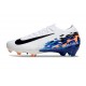 Nike Zoom Mercurial Vapor XVI Elite FG Blanc Noir Bleu