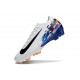 Nike Zoom Mercurial Vapor XVI Elite FG Blanc Noir Bleu