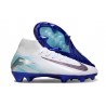Nike Air Zoom Mercurial Superfly 10 Elite FG Blanc Bleu Noir