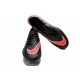 Chaussures Football Nike Hypervenom Phantom FG Noir Rouge Pack de Réflexion