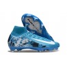 Nike Zoom Mercurial Superfly X Elite FG Bleu Blanc